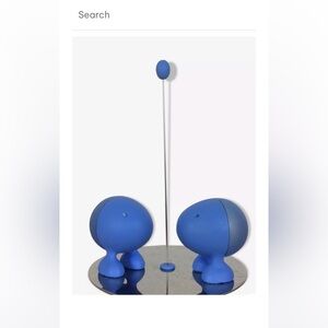Blue Salt and Pepper Shaker Set by Alessi